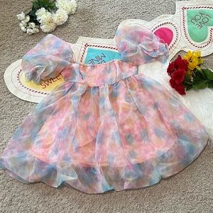 Shein Puff Sleeve Babydoll Dress